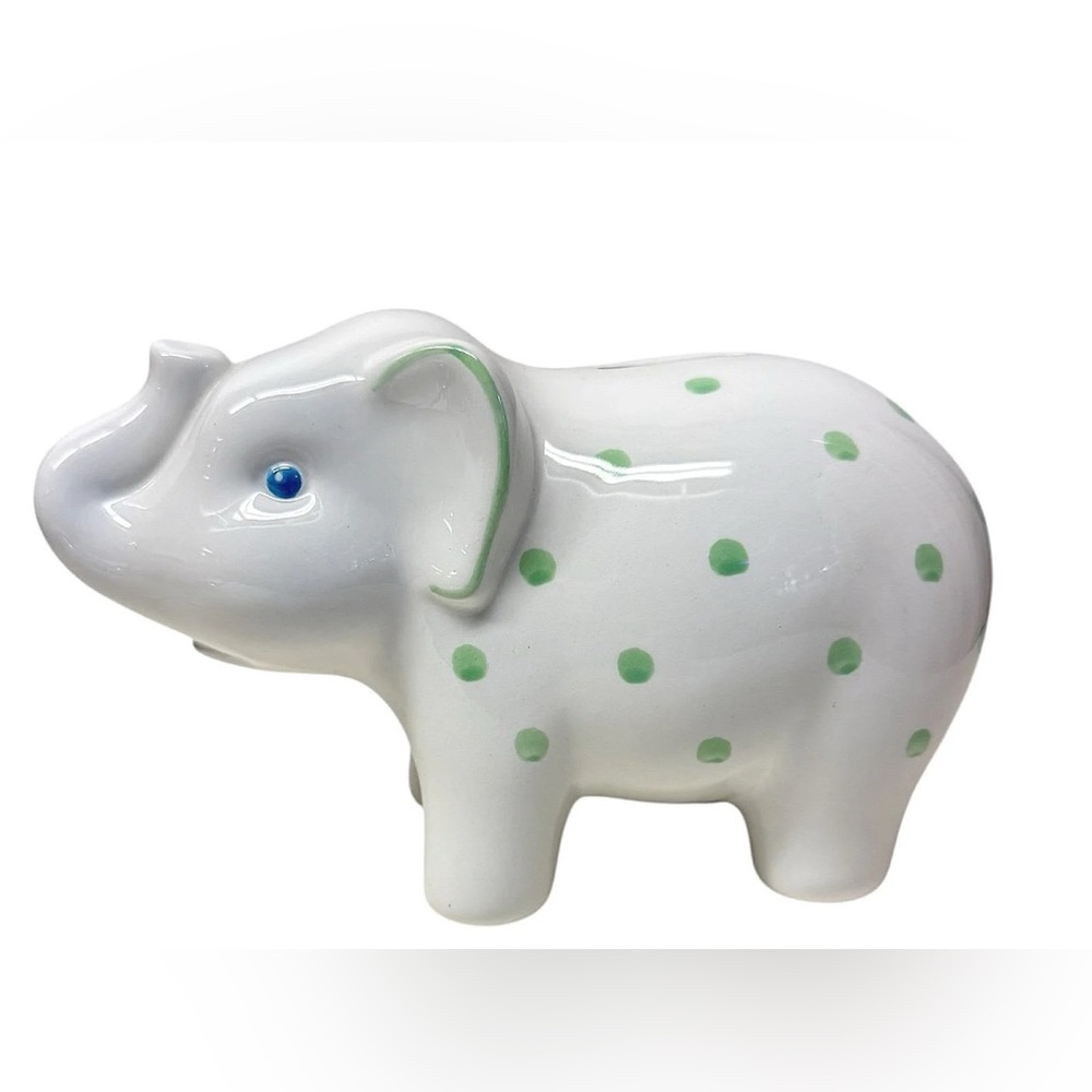 Tiffany Bank in Earthenware with green Accents